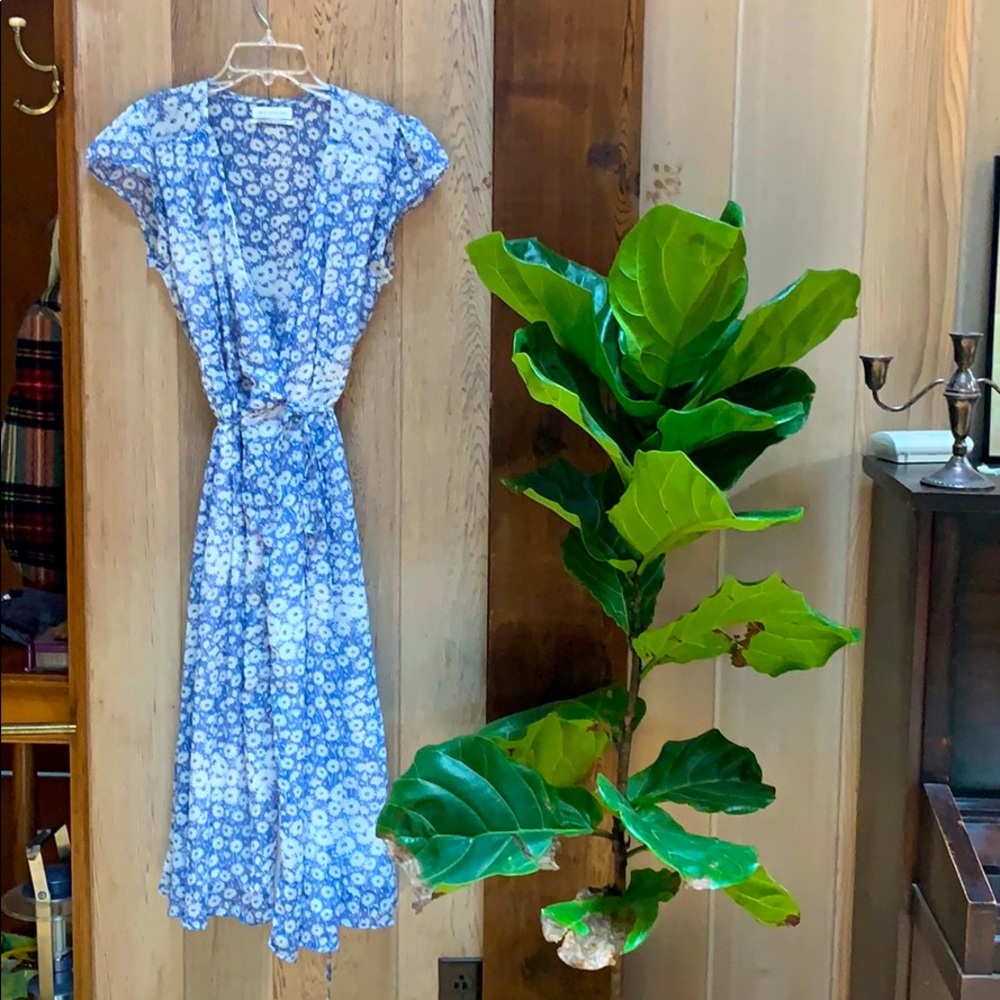 Urban Outfitters Floral Wrap Maxi Dress